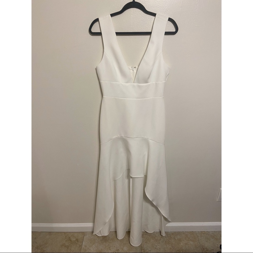 BCBG High Low evening gown